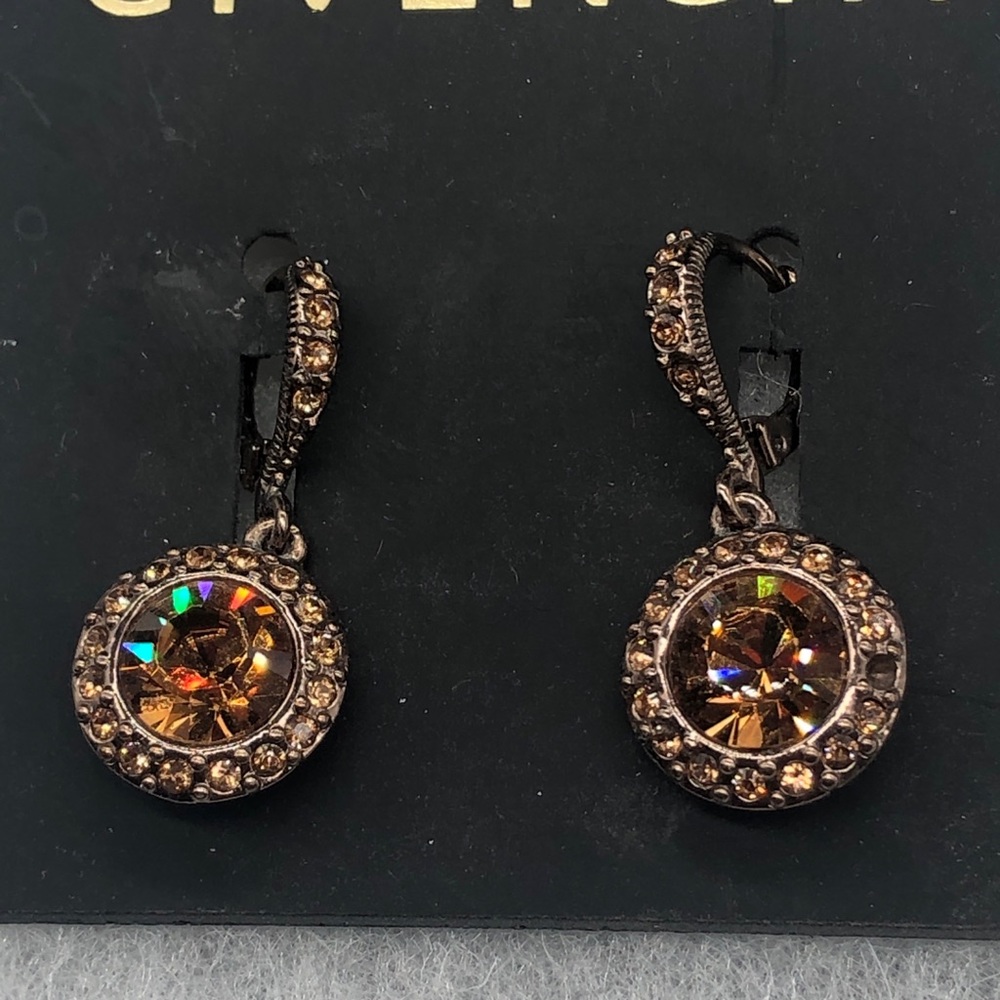 Givenchy vintage /new on card dangle earrings - Picture 5 of 13